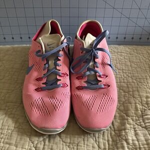 Nike Free TR Fit 5.0 Womens Size 10 Pink Running Training Shoes Sneakers